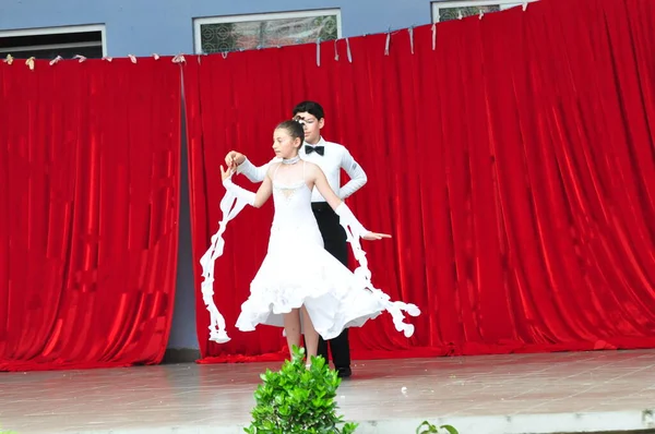 Targu Jiu Romania June 2018Sports Dance Pair City Days Targu — Stok Foto