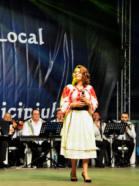 Targu Jiu Romania Maggio 2018Artisti Costume Folk Gorjle Parti Dell — Foto Stock