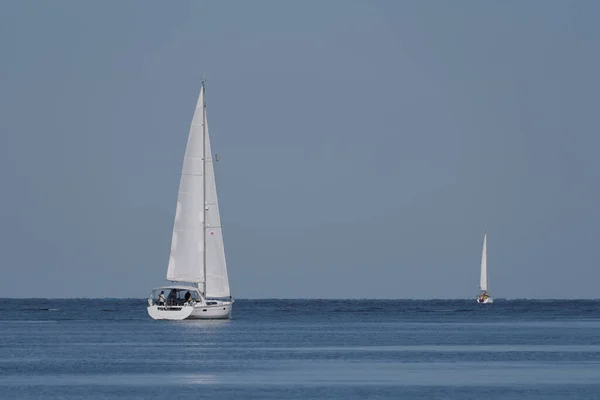 Yachting Segler Segeln Auf Dem Meer — Stockfoto