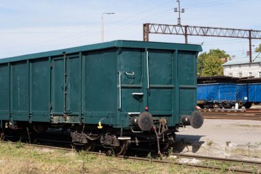 RAILWAY TRANSPORT - Coal wagons on a railway station siding