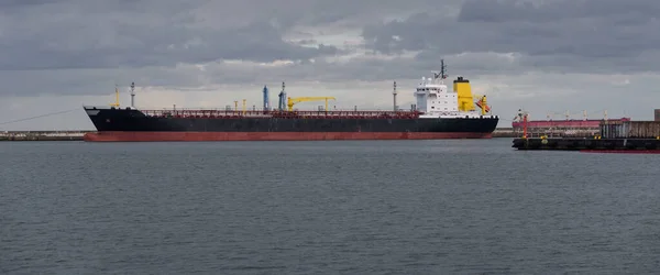 MARITIME TRANSPORT - Oil products tanker at the fuel terminal