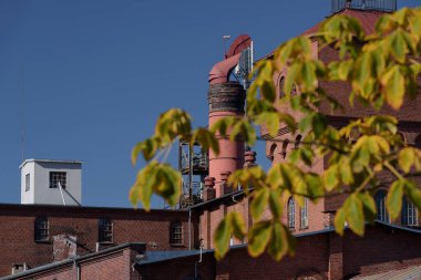 Endüstriyel LANDSCAPE - Endüstriyel binaların eski klasik tuğla mimarisi