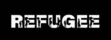 Dünya Mülteci Günü. 20 Haziran vektörü. Uluslararası Göçmenlik Günü konsepti. Web tasarımı, afiş vs. için mülteci günü düz illüstrasyonuName.