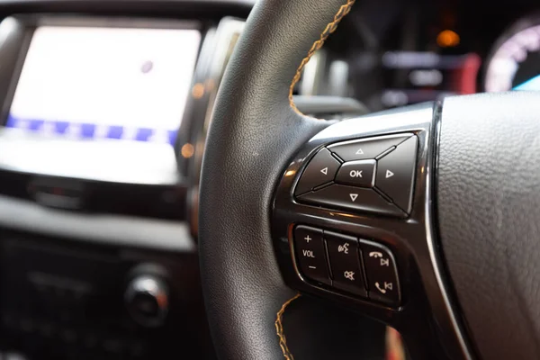 Beleza Dentro Carro Tecnologia Moderna Dentro Carro — Fotografia de Stock