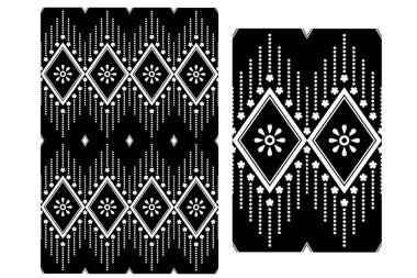 Soyut etnik geometrik şablon tasarımı arka plan için pürüzsüz 