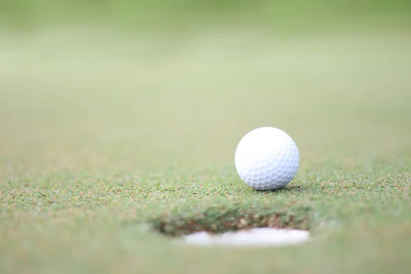 Bola Golfe Com Espaço Cópia — Fotografia de Stock