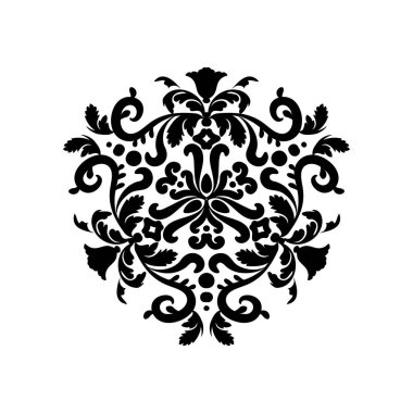 Dairesel süs mandala. Doğulu desen. 