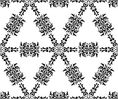 Süsleme ile geometrik desen. 