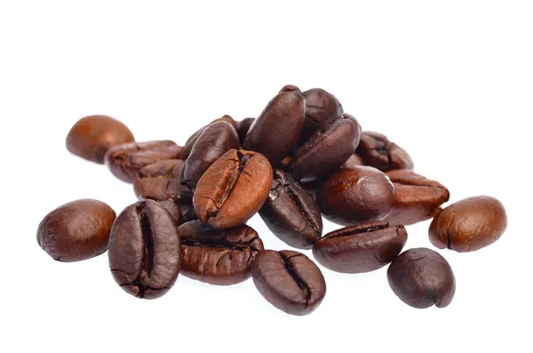 Coffee beans isolated on white background — Stock Photo, Image