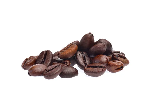 Coffee beans isolated on white background — Stock Photo, Image