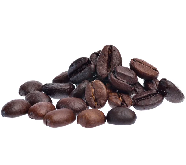 Coffee beans isolated on white background — Stock Photo, Image