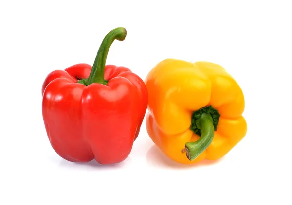 Fresh sweet pepper isolated on white background — Stock Photo, Image