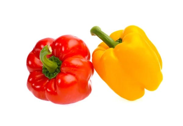 Fresh sweet pepper isolated on white background — Stock Photo, Image