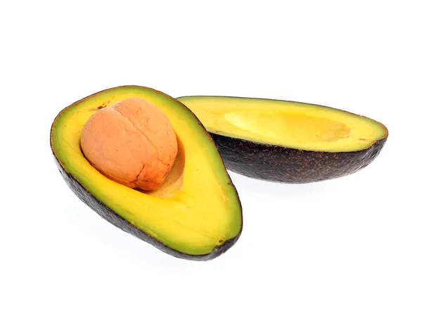 Avocado fruit isolated on a white background — Stock Photo, Image