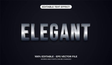 Zarif metin efekti. Güzel düzenlenebilir metin