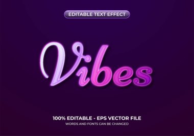 Titreşimler metin etkisi. Güzel gradyan yazı tipi efekti