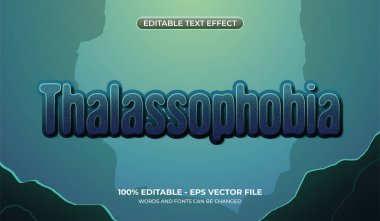 Dramatic text effects for thrilling movie titles. Editable Talassophobia text effect