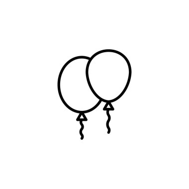 Balloon icon for web and mobile app. Party balloon sign and symbol