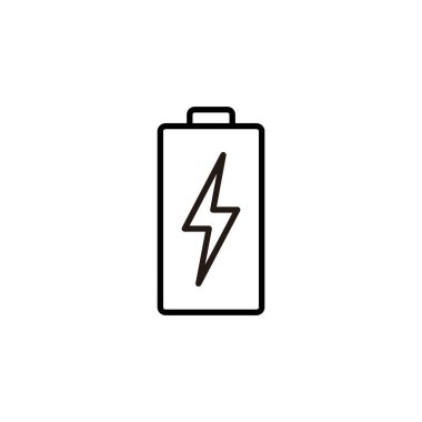 Battery icon vector for web and mobile app. battery charging sign and symbol. battery charge level