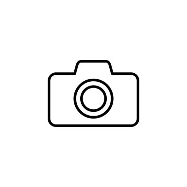 Camera icon vector for web and mobile app. photo camera sign and symbol. photography icon.