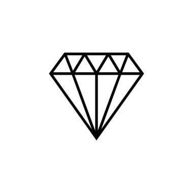 Diamond icon vector for web and mobile app. diamond gems sign and symbol