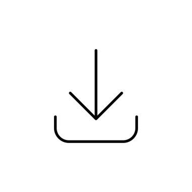 Download icon vector for web and mobile app. Download sign and symbol