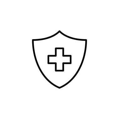 Health insurance icon vector for web and mobile app. Insurance document sign and symbol