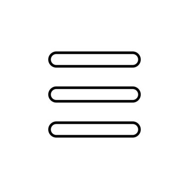 Menu Icon for web and mobile app. web menu sign and symbol. hamburger menu symbol