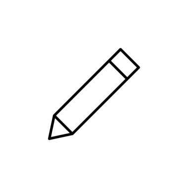 Pencil icon for web and mobile app. pen sign and symbol. edit icon vector