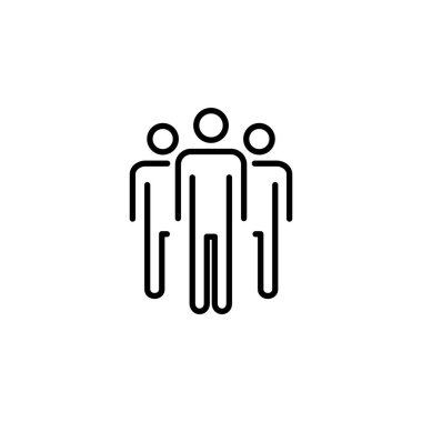 People icon for web and mobile app. person sign and symbol. User Icon vector