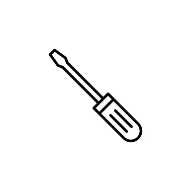 Screwdriver icon for web and mobile app. tools sign and symbol
