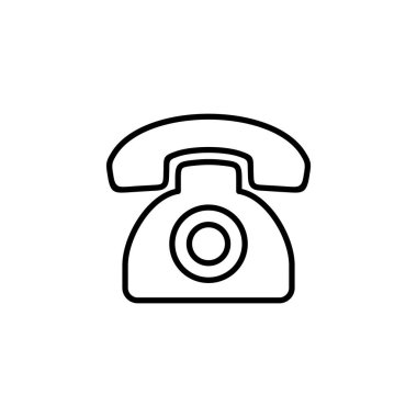 Telephone icon for web and mobile app. phone sign and symbol