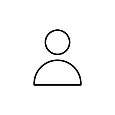User Icon for web and mobile app. person sign and symbol. people icon. 