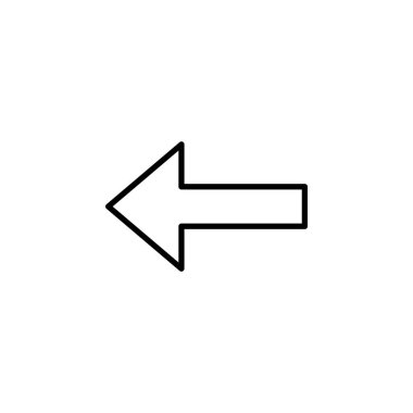 Arrow icon for web and mobile app. Arrow sign and symbol for web design.