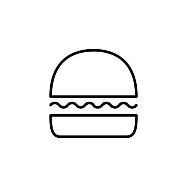 Burger icon vector for web and mobile app. burger sign and symbol. hamburger