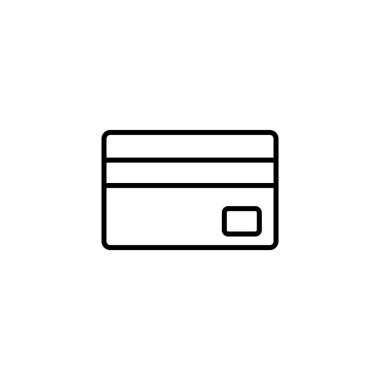 Credit card icon vector for web and mobile app. Credit card payment sign and symbol