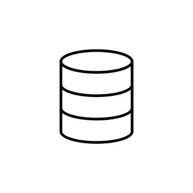 Database icon vector for web and mobile app. database sign and symbol
