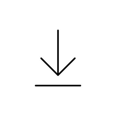 Download icon vector for web and mobile app. Download sign and symbol
