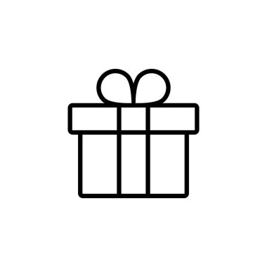 Gift icon vector for web and mobile app. gift sign and symbol. birthday gift
