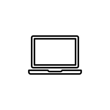 Laptop icon for web and mobile app. computer sign and symbol