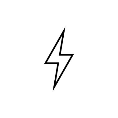 Lightning icon for web and mobile app. electric sign and symbol. power icon. energy sign