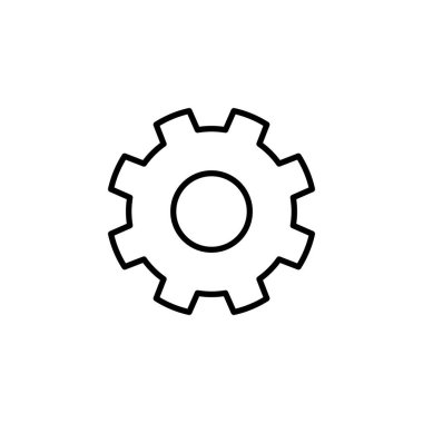 setting Icon for web and mobile app. Cog settings sign and symbol. Gear Sign