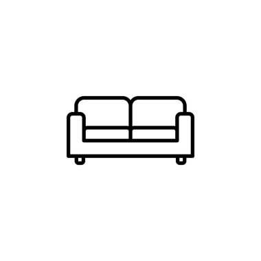 Sofa icon for web and mobile app. sofa sign and symbol. furniture icon