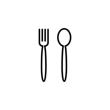 spoon and fork icon for web and mobile app. spoon, fork and knife icon vector. restaurant sign and symbol