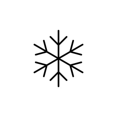 Snow icon for web and mobile app. snowflake sign and symbol