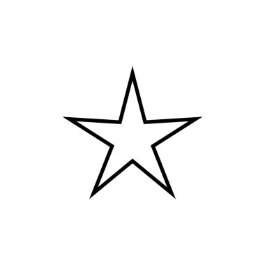 Star Icon for web and mobile app. rating sign and symbol. favourite star icon
