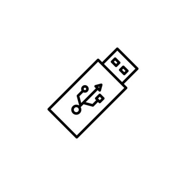 Usb icon for web and mobile app. Flash disk sign and symbol. flash drive sign.