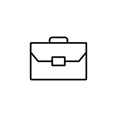 Briefcase icon vector for web and mobile app. suitcase sign and symbol. luggage symbol.