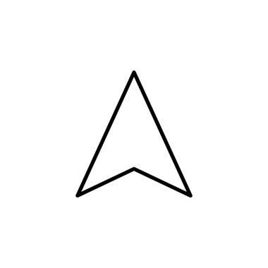 Compass icon vector for web and mobile app. arrow compass icon sign and symbol