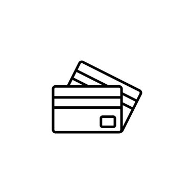 Credit card icon vector for web and mobile app. Credit card payment sign and symbol